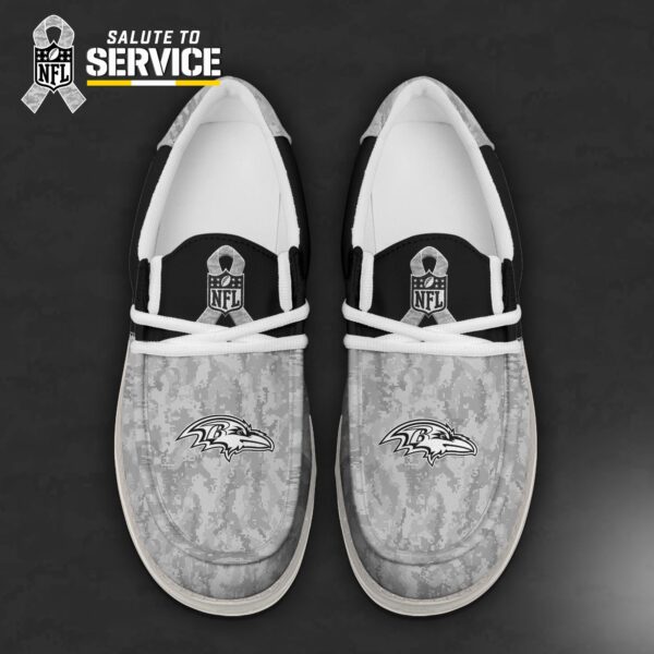Tubopro Baltimore Ravens Personalized Hey Dude Shoes For Men And Women - Image 5