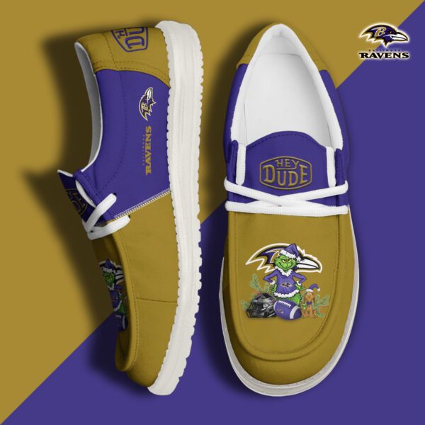 Tubopro Baltimore Ravens Personalized Hey Dude Shoes For Men And Women