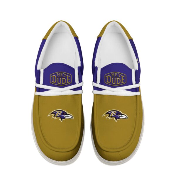 Tubopro Baltimore Ravens Personalized Hey Dude Shoes For Men And Women - Image 4