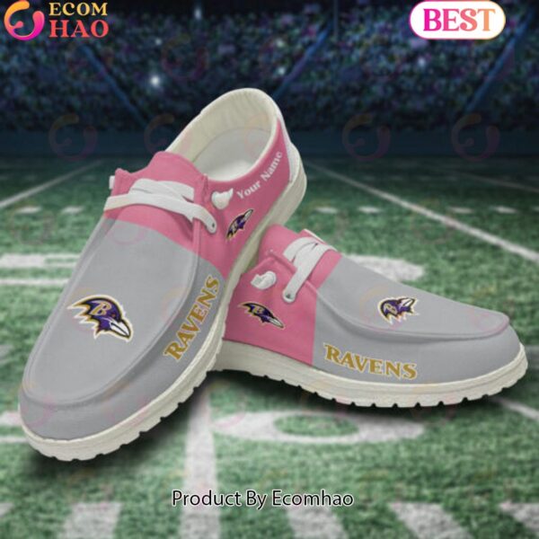 Tubopro Baltimore Ravens Personalized Hey Dude Shoes For Men And Women - Image 7
