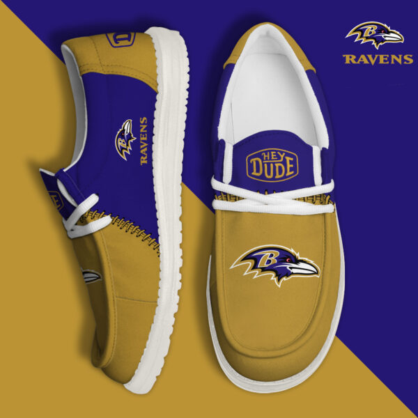 Tubopro Baltimore Ravens Personalized Hey Dude Shoes For Men And Women