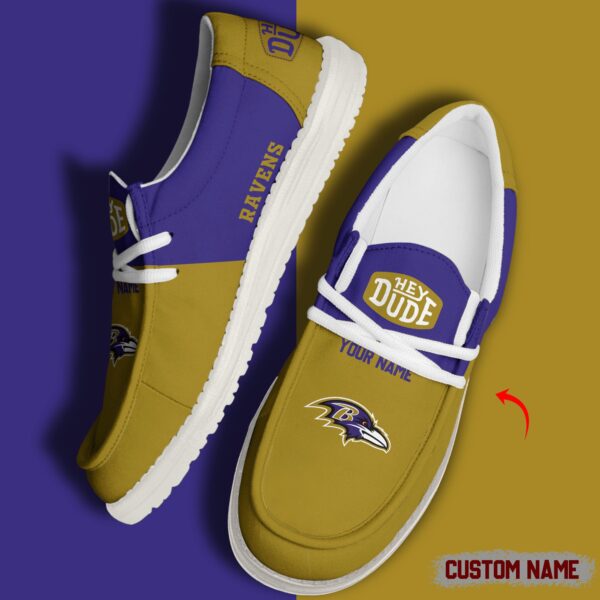 Tubopro Baltimore Ravens Personalized Hey Dude Shoes For Men And Women