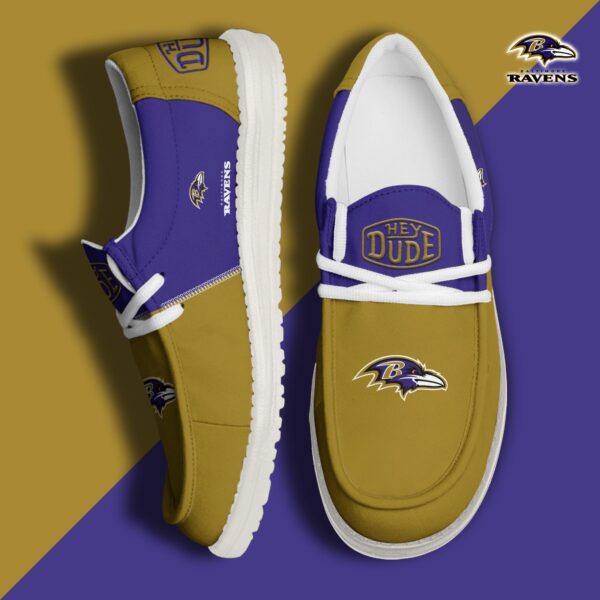 Tubopro Baltimore Ravens Personalized Hey Dude Shoes For Men And Women
