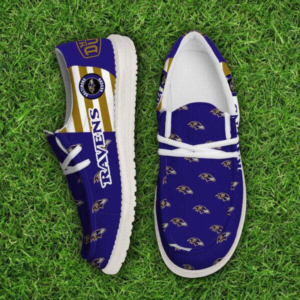 Tubopro Baltimore Ravens Personalized Hey Dude Shoes For Men And Women - Image 5