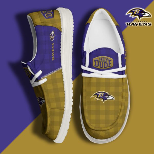 Tubopro Baltimore Ravens Personalized Hey Dude Shoes For Men And Women