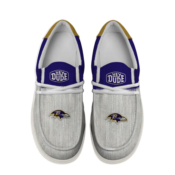 Tubopro Baltimore Ravens Personalized Hey Dude Shoes For Men And Women - Image 4