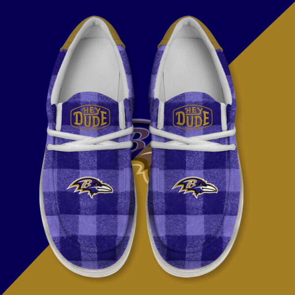 Tubopro Baltimore Ravens Personalized Hey Dude Shoes For Men And Women