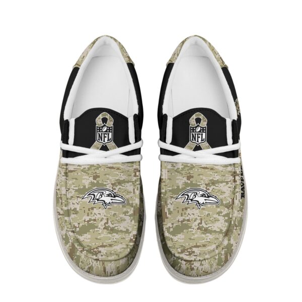 Tubopro Baltimore Ravens Personalized Hey Dude Shoes For Men And Women - Image 4