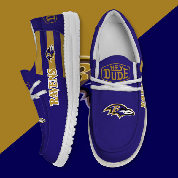 Tubopro Baltimore Ravens Personalized Hey Dude Shoes For Men And Women