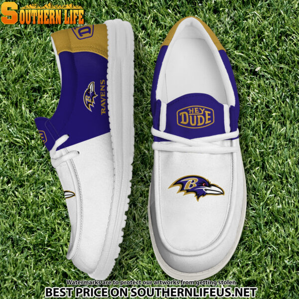 Tubopro Baltimore Ravens Personalized Hey Dude Shoes For Men And Women