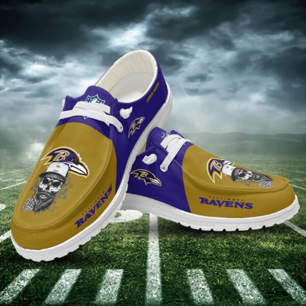 Tubopro Baltimore Ravens Personalized Hey Dude Shoes For Men And Women