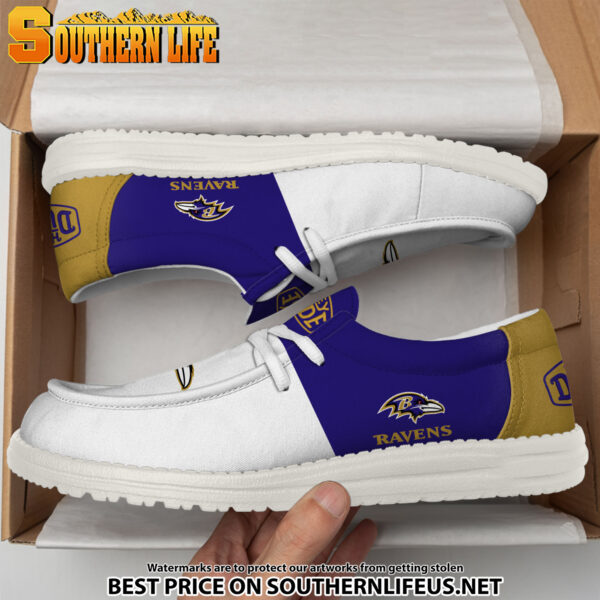 Tubopro Baltimore Ravens Personalized Hey Dude Shoes For Men And Women - Image 4