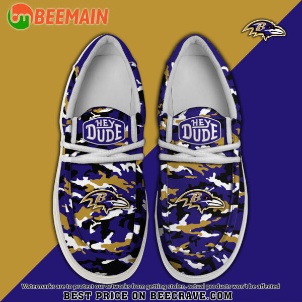 Tubopro Baltimore Ravens Personalized Hey Dude Shoes For Men And Women