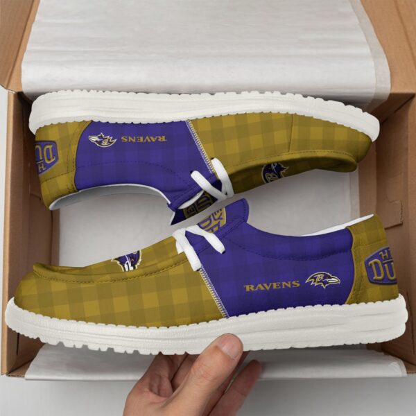 Tubopro Baltimore Ravens Personalized Hey Dude Shoes For Men And Women - Image 3