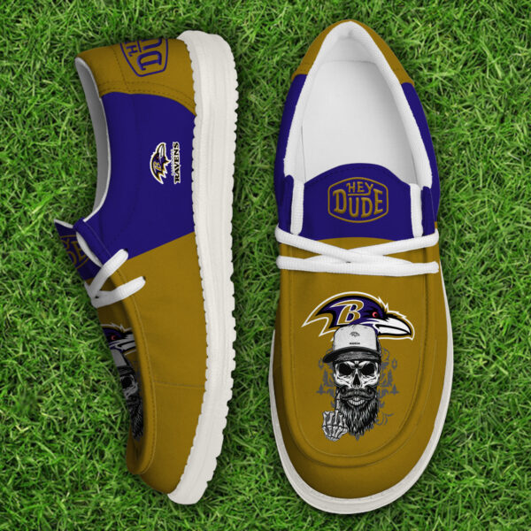 Tubopro Baltimore Ravens Personalized Hey Dude Shoes For Men And Women
