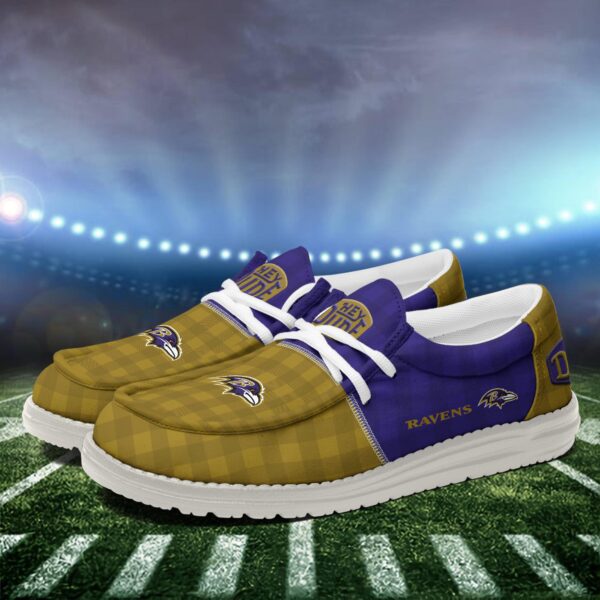Tubopro Baltimore Ravens Personalized Hey Dude Shoes For Men And Women - Image 4