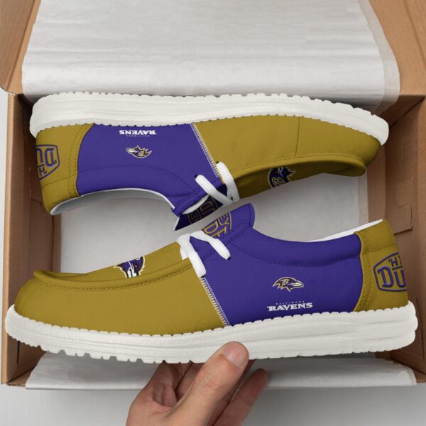Tubopro Baltimore Ravens Personalized Hey Dude Shoes For Men And Women - Image 3