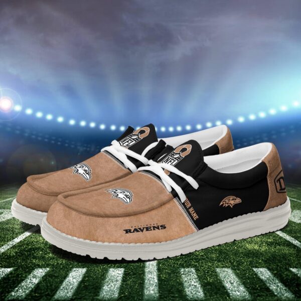 Tubopro Baltimore Ravens Personalized Hey Dude Shoes For Men And Women - Image 3