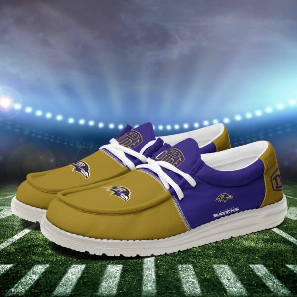 Tubopro Baltimore Ravens Personalized Hey Dude Shoes For Men And Women - Image 4