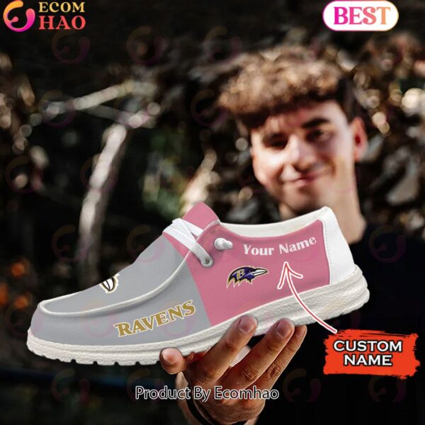 Tubopro Baltimore Ravens Personalized Hey Dude Shoes For Men And Women - Image 6