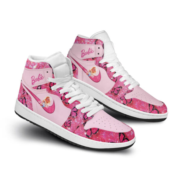 Tubopro Barbie AJ1 High Sneakers Shoes For Men And Women - Image 2