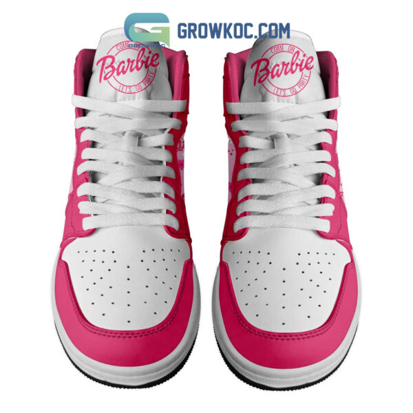 Tubopro Barbie AJ1 High Sneakers Shoes For Men And Women - Image 2