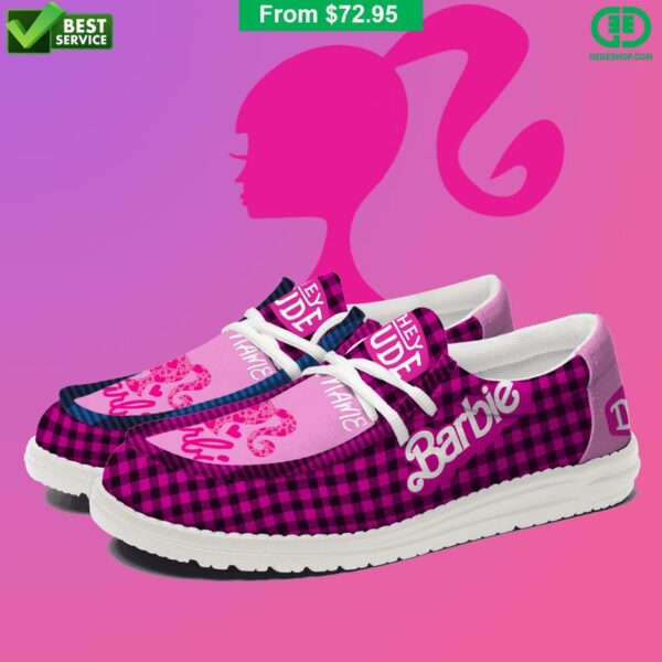 Tubopro Barbie Personalized Hey Dude Shoes For Men And Women - Image 4