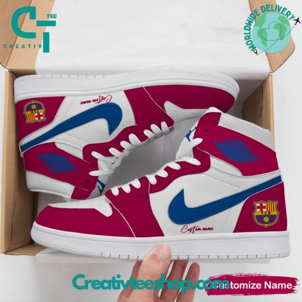 Tubopro Barcelona AJ1 High Sneakers Shoes For Men And Women - Image 2