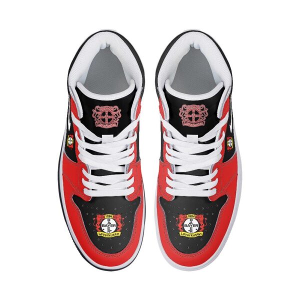 Tubopro Bayer Leverkusen AJ1 High Sneakers Shoes For Men And Women - Image 3