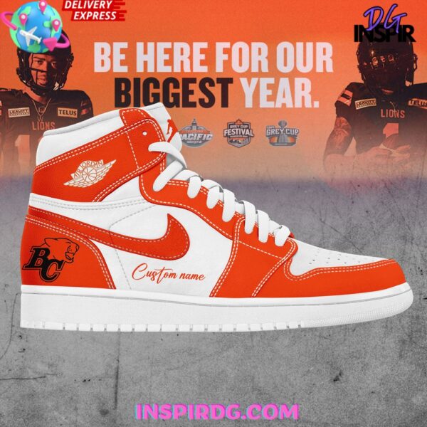 Tubopro BC Lions AJ1 High Sneakers Shoes For Men And Women - Image 2