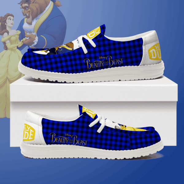 Tubopro Beauty And The Beast Personalized Hey Dude Shoes For Men And Women - Image 4