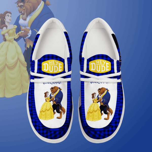 Tubopro Beauty And The Beast Personalized Hey Dude Shoes For Men And Women - Image 2