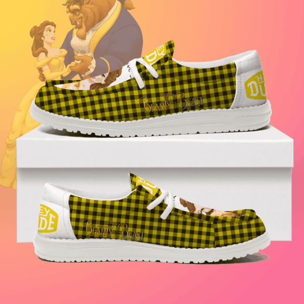 Tubopro Beauty And The Beast Personalized Hey Dude Shoes For Men And Women - Image 2