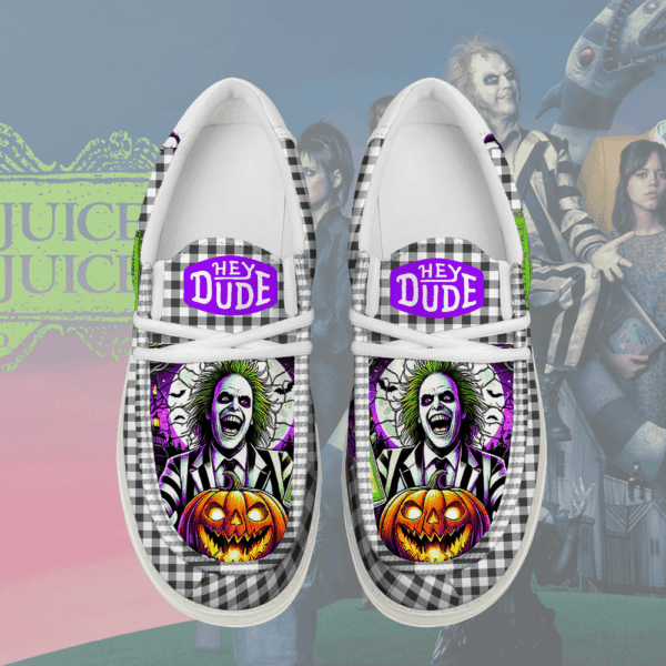 Tubopro Beetlejuice Personalized Hey Dude Shoes For Men And Women - Image 4