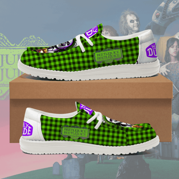 Tubopro Beetlejuice Personalized Hey Dude Shoes For Men And Women - Image 2