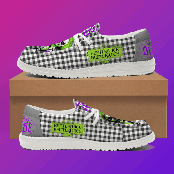 Tubopro Beetlejuice Personalized Hey Dude Shoes For Men And Women - Image 4