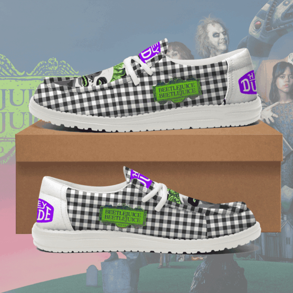 Tubopro Beetlejuice Personalized Hey Dude Shoes For Men And Women - Image 2