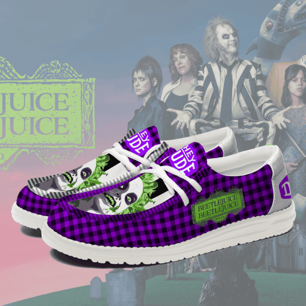 Tubopro Beetlejuice Personalized Hey Dude Shoes For Men And Women - Image 4