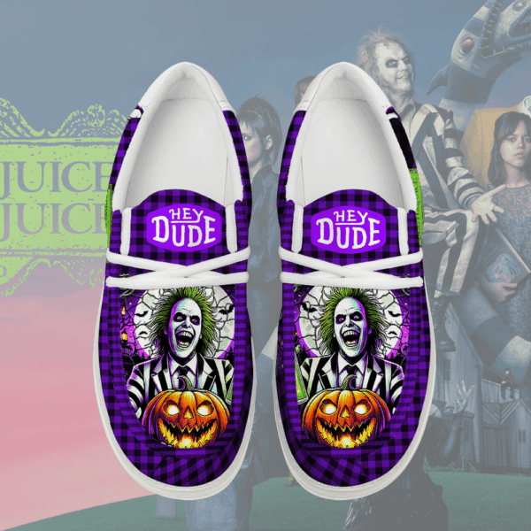 Tubopro Beetlejuice Personalized Hey Dude Shoes For Men And Women - Image 3
