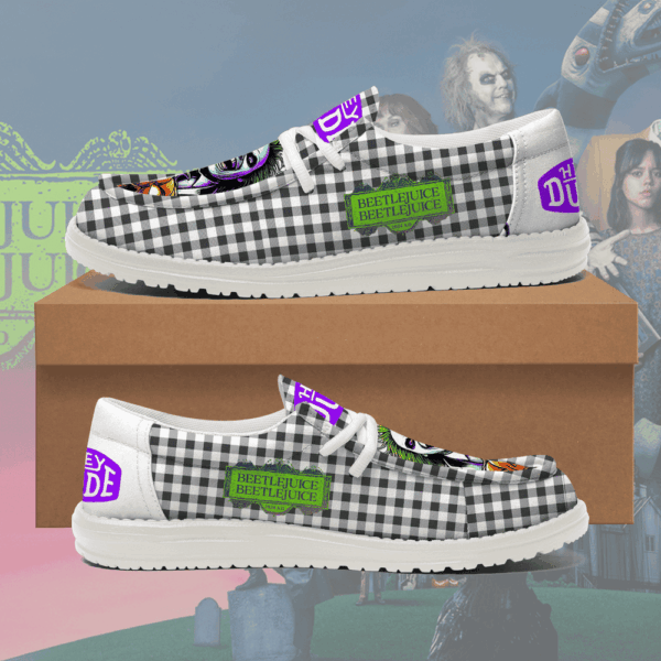 Tubopro Beetlejuice Personalized Hey Dude Shoes For Men And Women