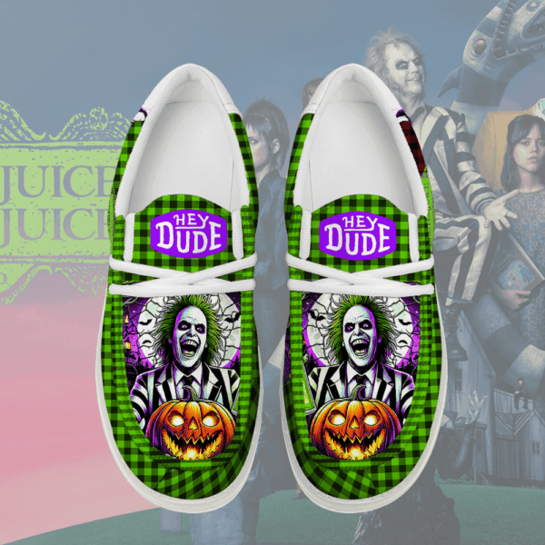 Tubopro Beetlejuice Personalized Hey Dude Shoes For Men And Women - Image 4