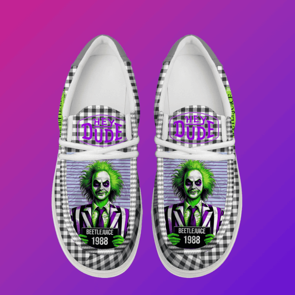 Tubopro Beetlejuice Personalized Hey Dude Shoes For Men And Women - Image 2