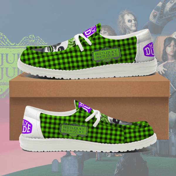 Tubopro Beetlejuice Personalized Hey Dude Shoes For Men And Women - Image 2