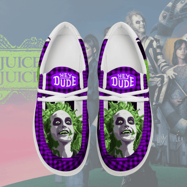 Tubopro Beetlejuice Personalized Hey Dude Shoes For Men And Women - Image 2