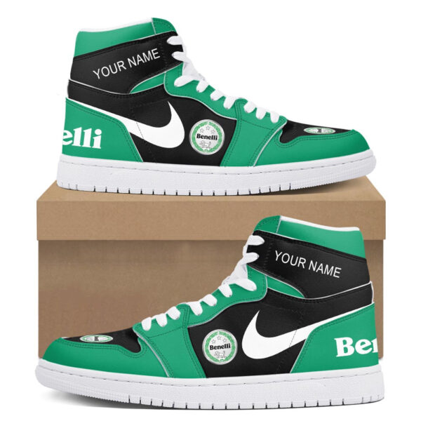 Tubopro Benelli AJ1 High Sneakers Shoes For Men And Women - Image 2
