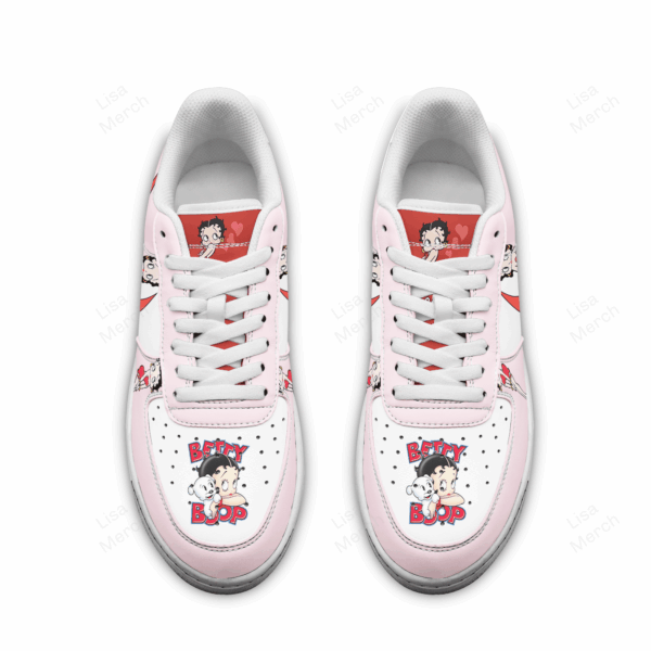 Tubopro Betty Boop Air Low-Top Sneakers Shoes For Men And Women - Image 4