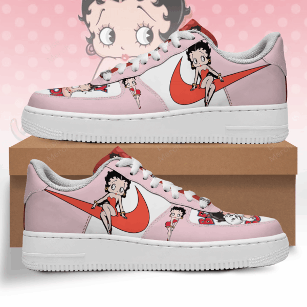 Tubopro Betty Boop Air Low-Top Sneakers Shoes For Men And Women