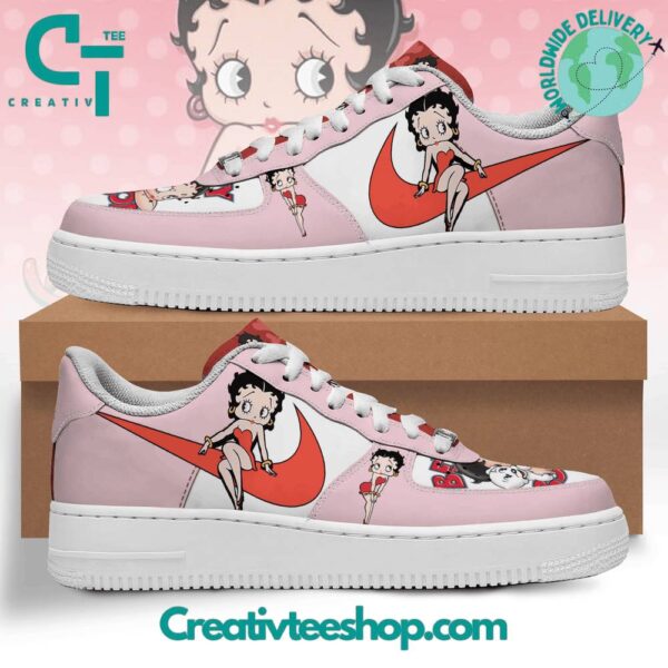 Tubopro Betty Boop Air Low-Top Sneakers Shoes For Men And Women