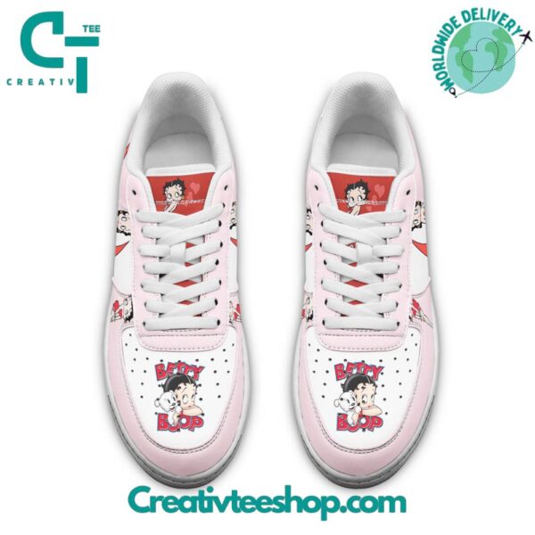 Tubopro Betty Boop Air Low-Top Sneakers Shoes For Men And Women - Image 3