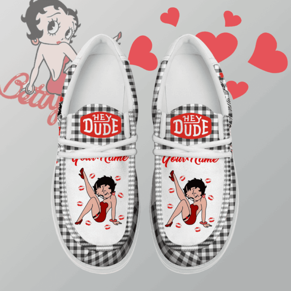 Tubopro Betty Boop Personalized Hey Dude Shoes For Men And Women